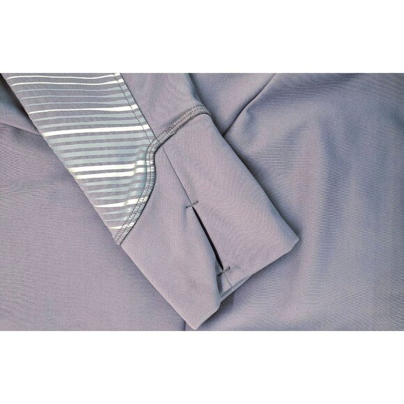 Asics Lite Show 2 Jacket Purple Reflective Thumbhole Running Active Women Medium - Picture 5 of 12